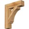 Ekena Millwork Imperial Block Rough Sawn Bracket, Western Red Cedar, 6"W x 26"D x 30"H BKT06X26X30IMP05RWR - alternate 1